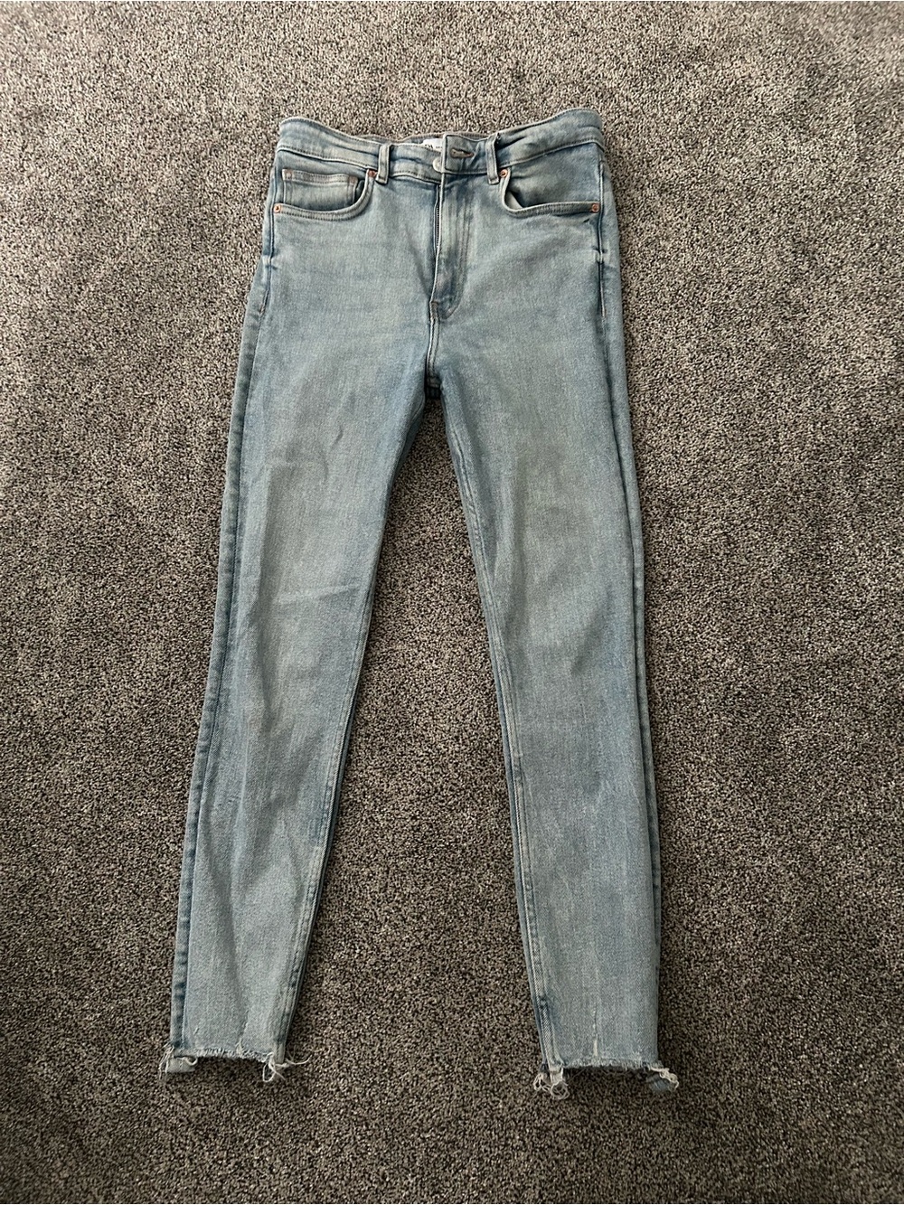 Zara Light Blue Skinny Jeans